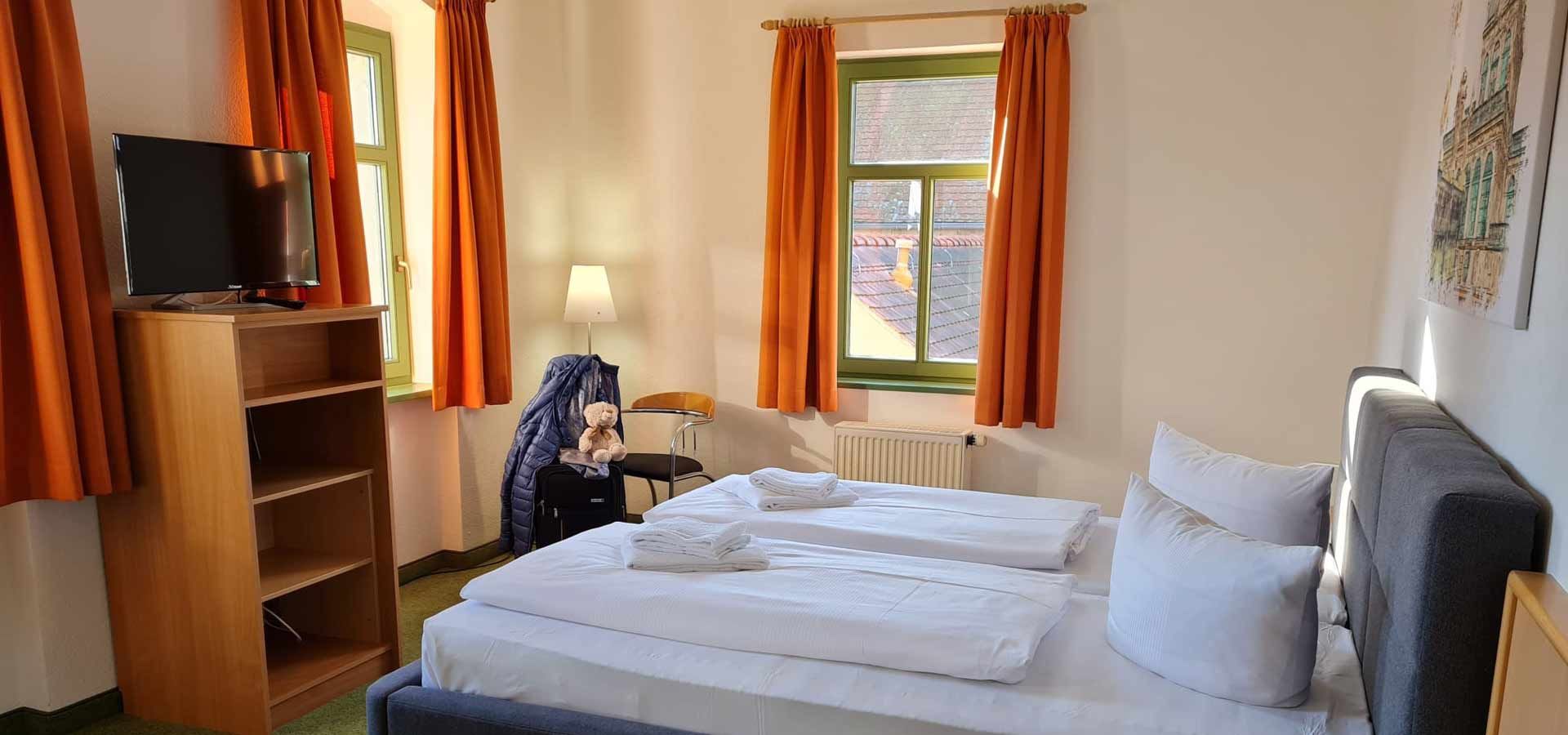 Hotel Zimmer Dresden Doppelbett